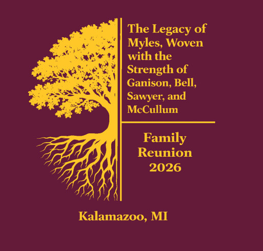 Myles Family Reunion 2026 shirt design - zoomed