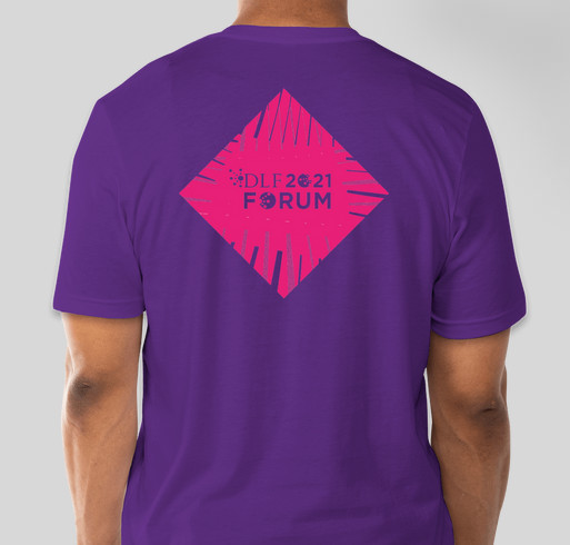 2021 DLF Forum T-shirts - SECOND CHANCE SALE! Fundraiser - unisex shirt design - back