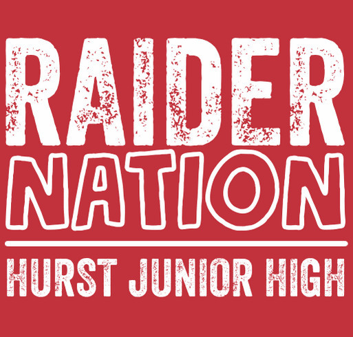Hurst Junior High Spirit Wear shirt design - zoomed
