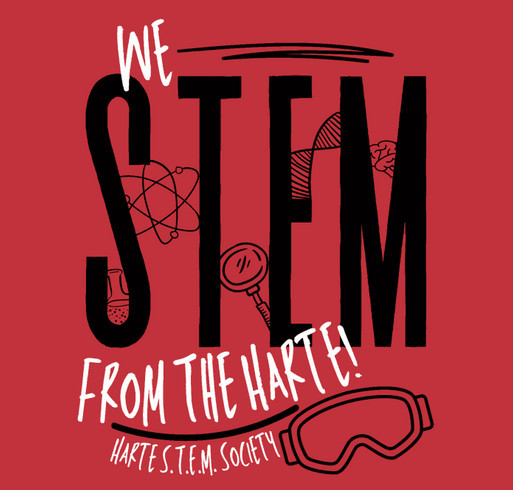 Alice Harte's STEM Society shirt design - zoomed