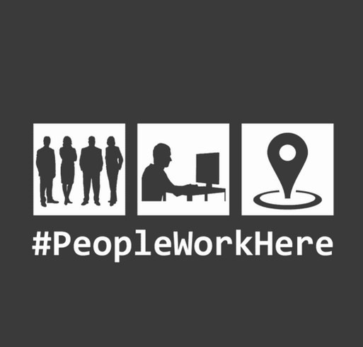 People Work Here T-Shirt from This Agile Life shirt design - zoomed