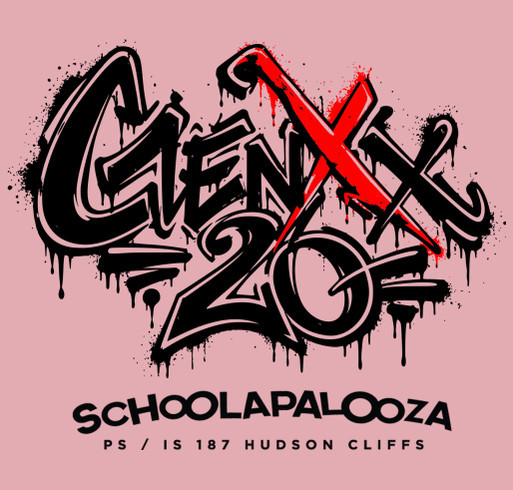 PS/IS Schoolapalooza 20 shirt design - zoomed