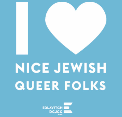 I ❤️ Nice Jewish Queer Folks shirt design - zoomed
