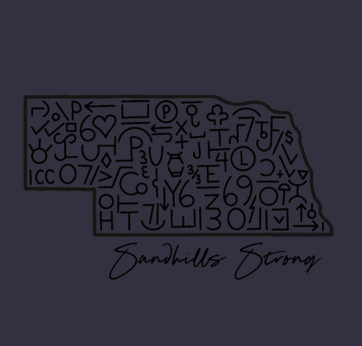 Sandhills Strong 3 shirt design - zoomed