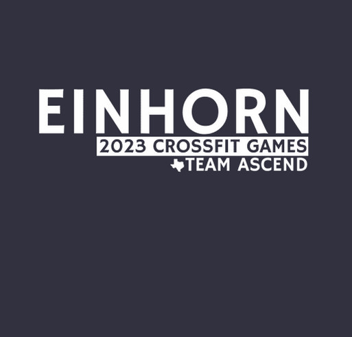Team Einhorn CrossFit Ascend 2023 CrossFit Games shirt design - zoomed