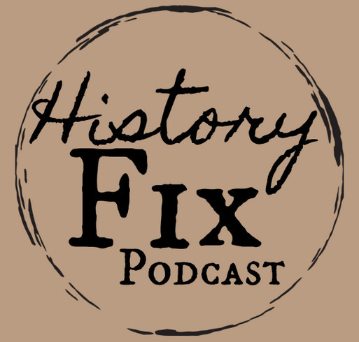 Support History Fix Podcast shirt design - zoomed
