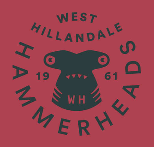 West Hillandale Hammerheads T Shirt Fundraiser shirt design - zoomed