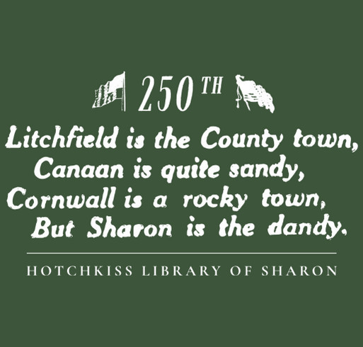 Sharon (and the Hotchkiss Library) is the Dandy! shirt design - zoomed