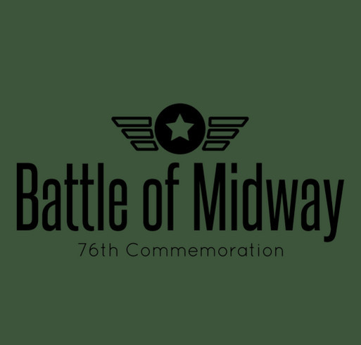 Historic WWII District: Battle of Midway 76th Commemoration shirt design - zoomed