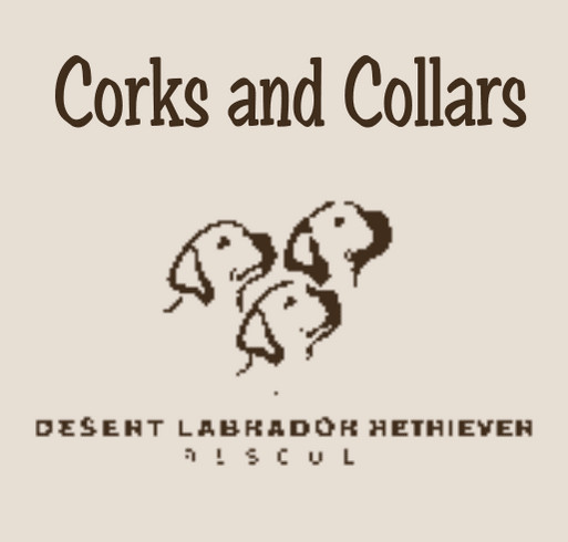 18th Annual Corks and Collars 2026 shirt design - zoomed