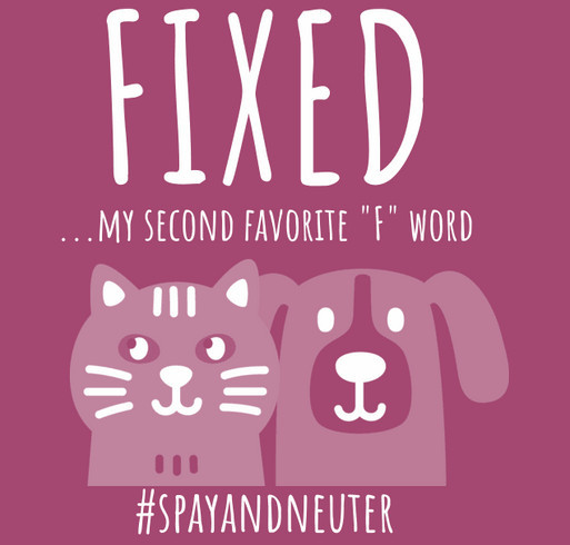 Fix Your Pets! shirt design - zoomed