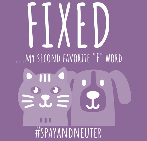 Fix Your Pets! shirt design - zoomed