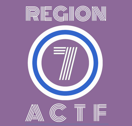ACTF Region 7 Swag shirt design - zoomed