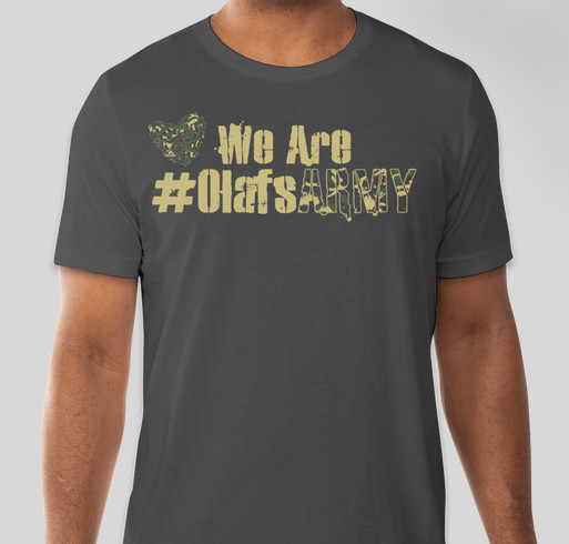 We Are Olaf's Army Fundraiser - unisex shirt design - front