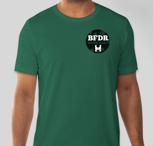 Big Fluffy Dog Fundraiser - unisex shirt design - front