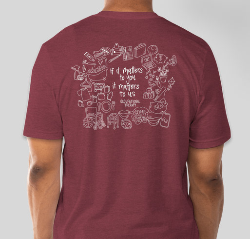 Student Occupational Therapy Association Fundraiser Fundraiser - unisex shirt design - back