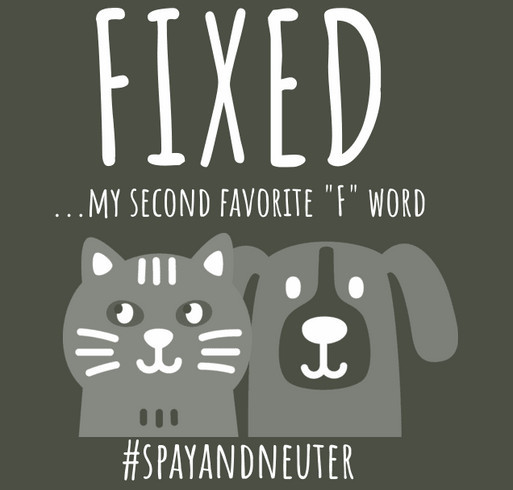 Fix Your Pets! shirt design - zoomed