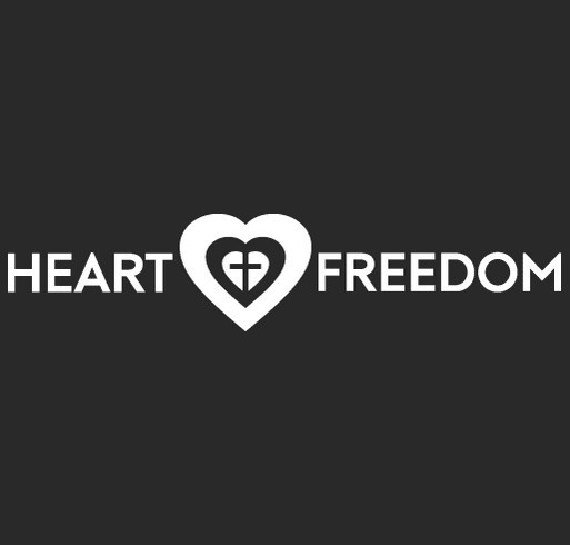 Heart Freedom shirt design - zoomed