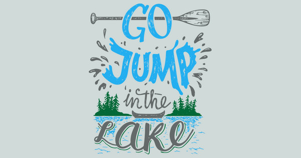 去湖里跳吧