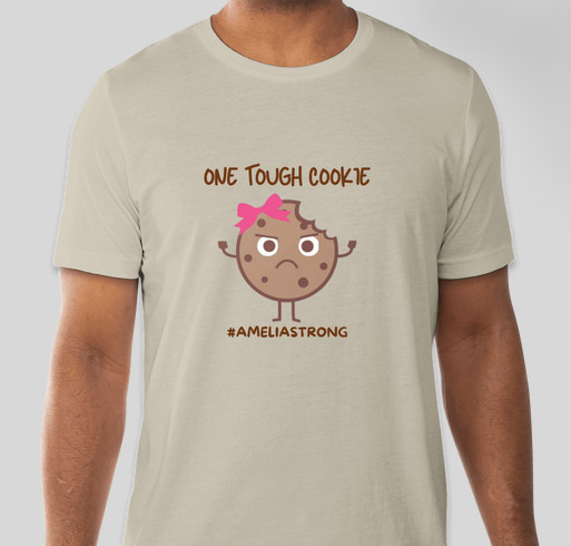 Amelia "Tough Cookie" Parsons Fundraiser - unisex shirt design - front