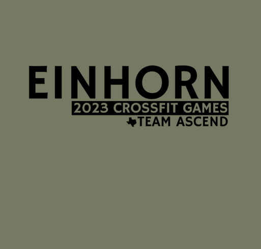 Team Einhorn CrossFit Ascend 2023 CrossFit Games shirt design - zoomed