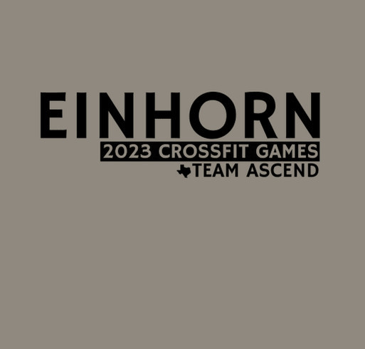 Team Einhorn CrossFit Ascend 2023 CrossFit Games shirt design - zoomed