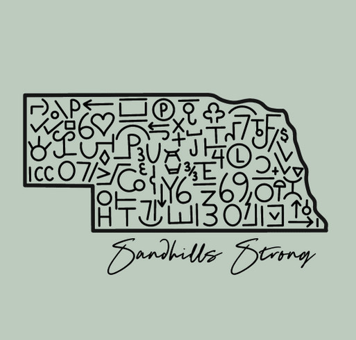 Sandhills Strong 3 shirt design - zoomed