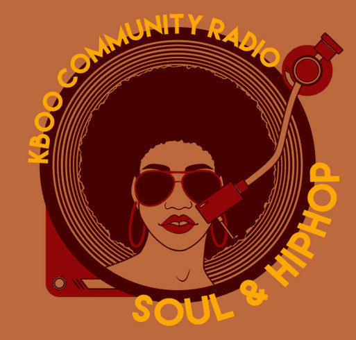 KBOO Soul & Hip Hop Marathon Limited Edition T-shirt shirt design - zoomed