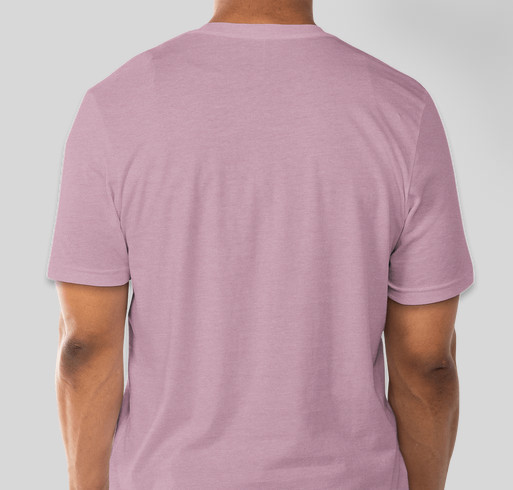 Show your love of yoga. Fundraiser - unisex shirt design - back