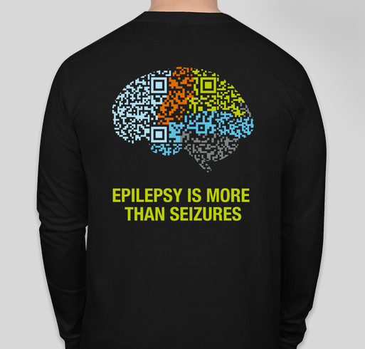 1in26 - Epilepsy is more than seizures. Fundraiser - unisex shirt design - front
