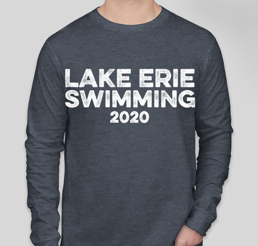 Lake Erie Swimming Fundraiser - unisex shirt design - front
