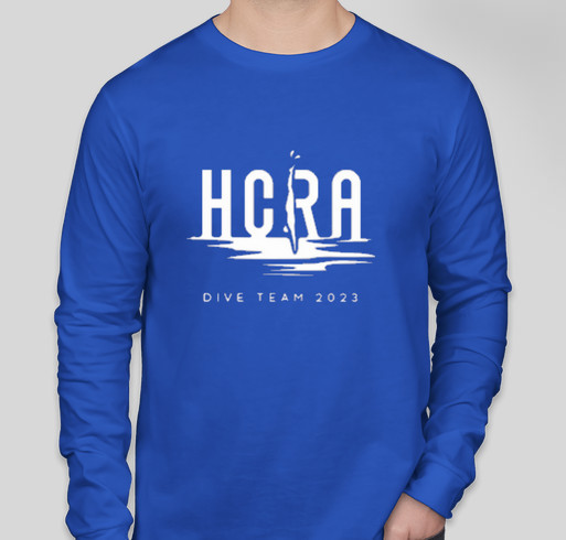 HCRA Dive Team Merchandise Fundraiser - unisex shirt design - front