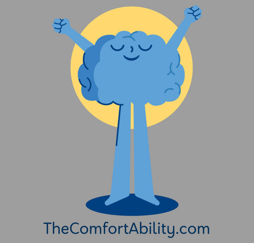 The Comfort Ability Program shirt design - zoomed