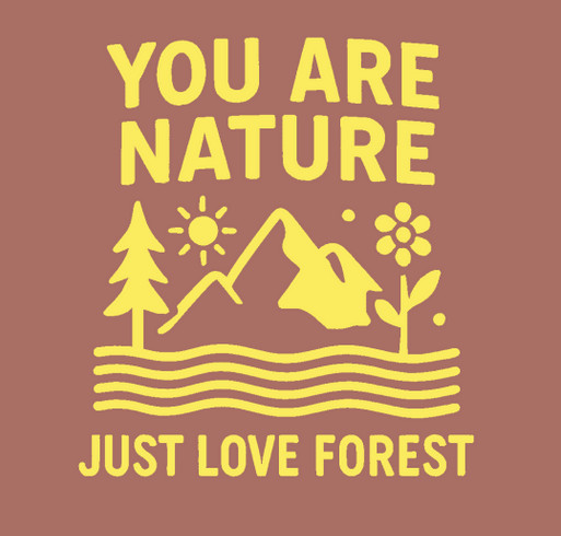 Just Love Forest Spring Equinox, Limited Edition T-Shirt Fundraiser shirt design - zoomed