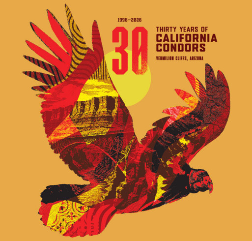 2026 California Condor Release shirt design - zoomed