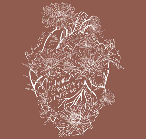 Heart Transplant/Medical Expenses Fundraiser for Katie Russell shirt design - zoomed