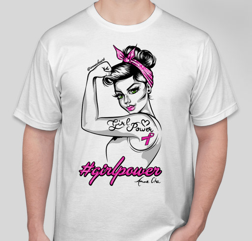 Join the Girl Power Army! Fundraiser - unisex shirt design - front