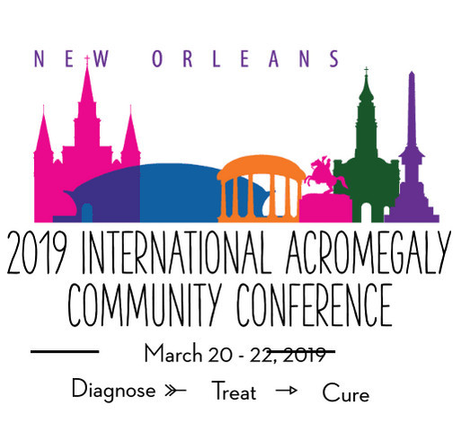 2019 International Acromegaly Community Conference Shirt shirt design - zoomed