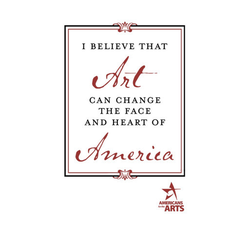 Americans for the Arts shirt design - zoomed