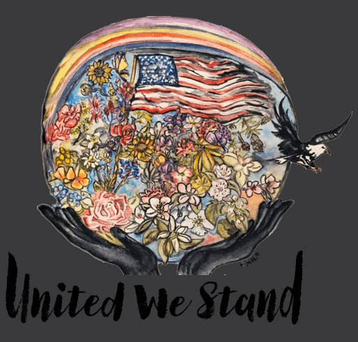 United We Stand shirt design - zoomed