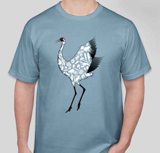 Cranes NEED Wetlands Fundraiser - unisex shirt design - front