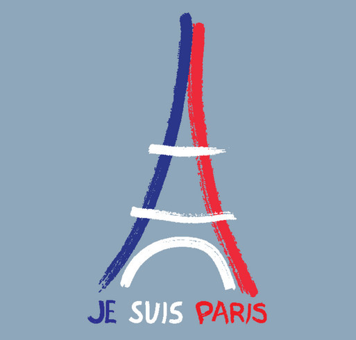 Je Suis Paris shirt design - zoomed