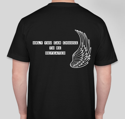 Greatness Over Defeat Fundraiser - unisex shirt design - back