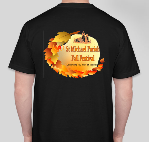 St Michael Parish Centennial Celebration Fundraiser - unisex shirt design - back