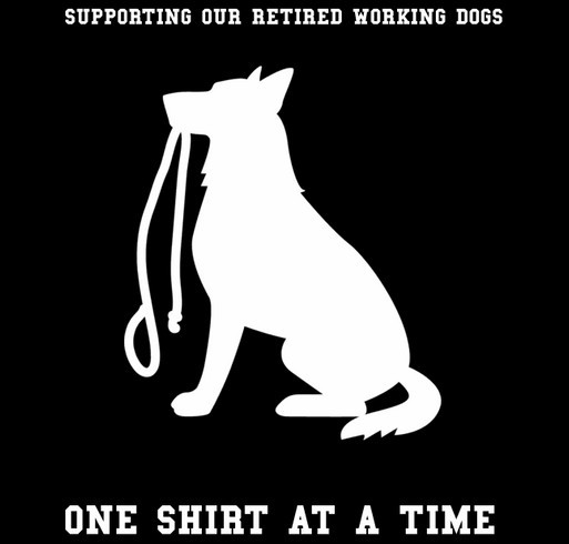 Help Support Retired K9 Jax’s medical bills shirt design - zoomed