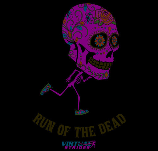 Run of the Dead shirt design - zoomed