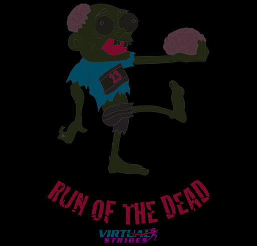 The Striding Dead shirt design - zoomed