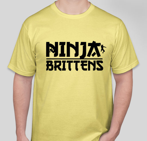 NinjaBrittens Fundraiser - unisex shirt design - front