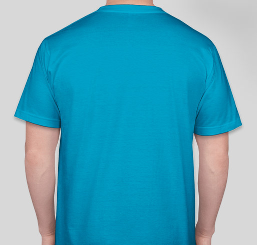 Katie's English Channel Swim Supporter T-shirts Fundraiser - unisex shirt design - back