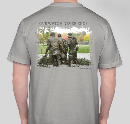 35th Anniversary of the Three Servicemen Statue Fundraiser - unisex shirt design - back